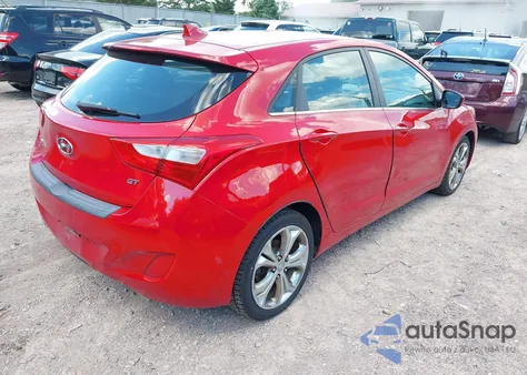 2013 Hyundai Elantra Gt из США, поврежденный, VIN KMHD35LE3DU085939